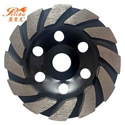Hot Press Sintered Concrete Stone Cup Diamond Grinding Cup Wheel for Angle Grinder
