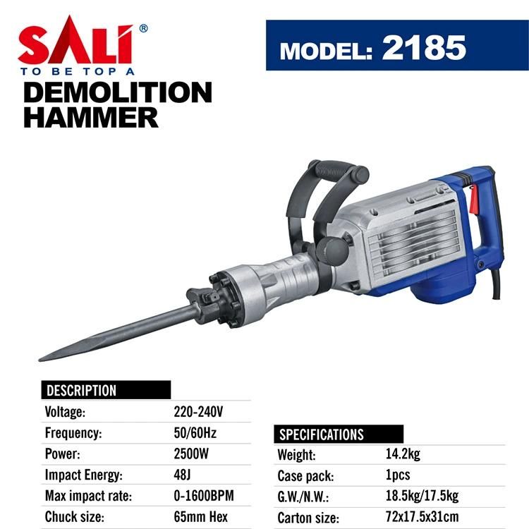 Sali 2185 2500W 48j Professional Demolition Hammer