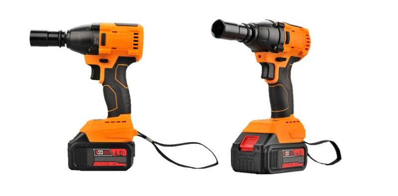 High Torque 20V Industry Lithium Battery Power Tools Charger Cordless Impact Electric Wrench
