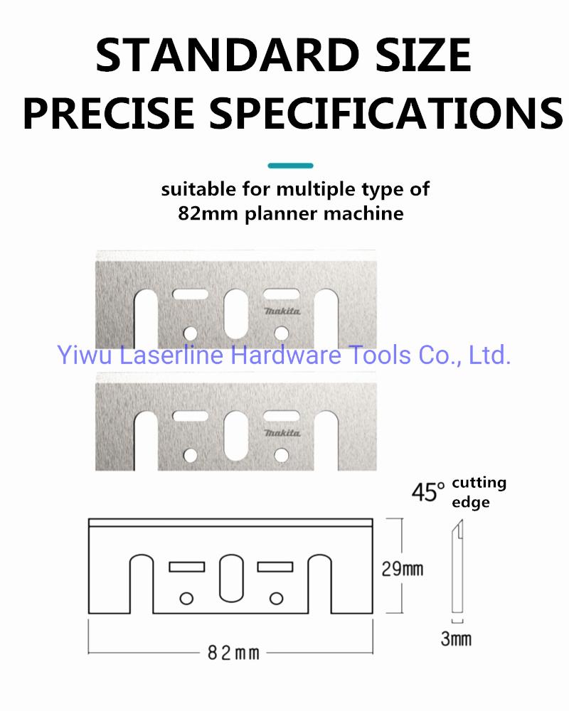 Original Makita 82mm HSS Planner Blade 5pairs Packing