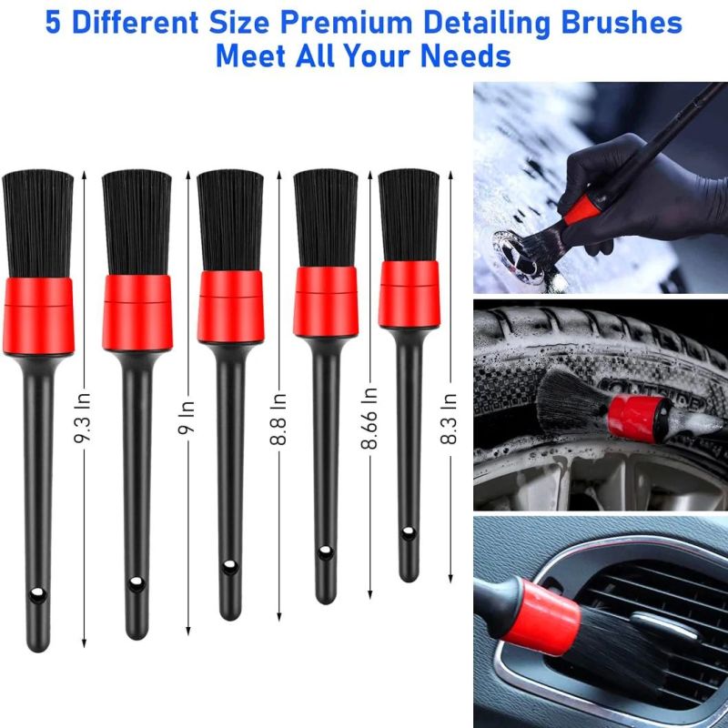 Cross-Border Supply Car Beauty Cleaning Tool 16 Sets of Electric Drill Cleaning Brush Head PP Detail Brush Wave Sponge