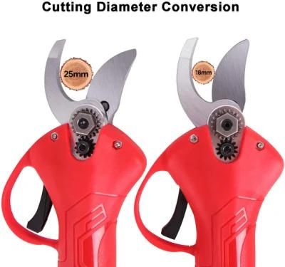 Factory Price Garden Pruning Shears 21V/2ah Battery Operated Garden Tree Pruner