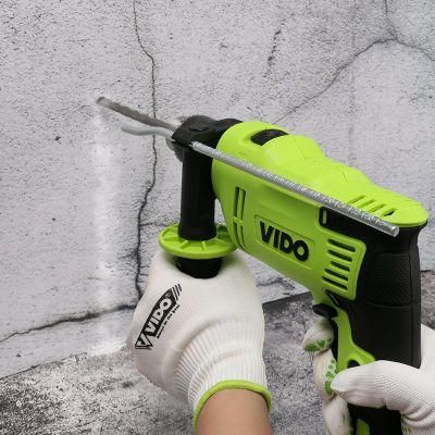Vido Hot Sell Power Tool 650W 13mm Impact Drill Hammer