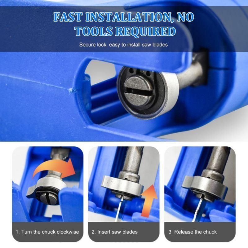 Toolsmfg Reciprocating Saw Attachment Adapter Change Electric Drill Into Reciprocating Saw for Wood Metal Cutting