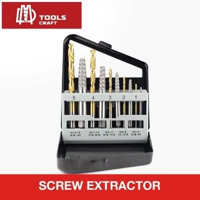 5 PCS Damaged Bolt and Broken Screw Extractor Set