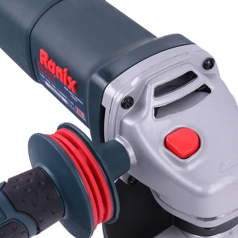 Ronix Model 3120 220V 100mm 115mm 720W Mini Electric Angle Grinder for Cutting and Grinding