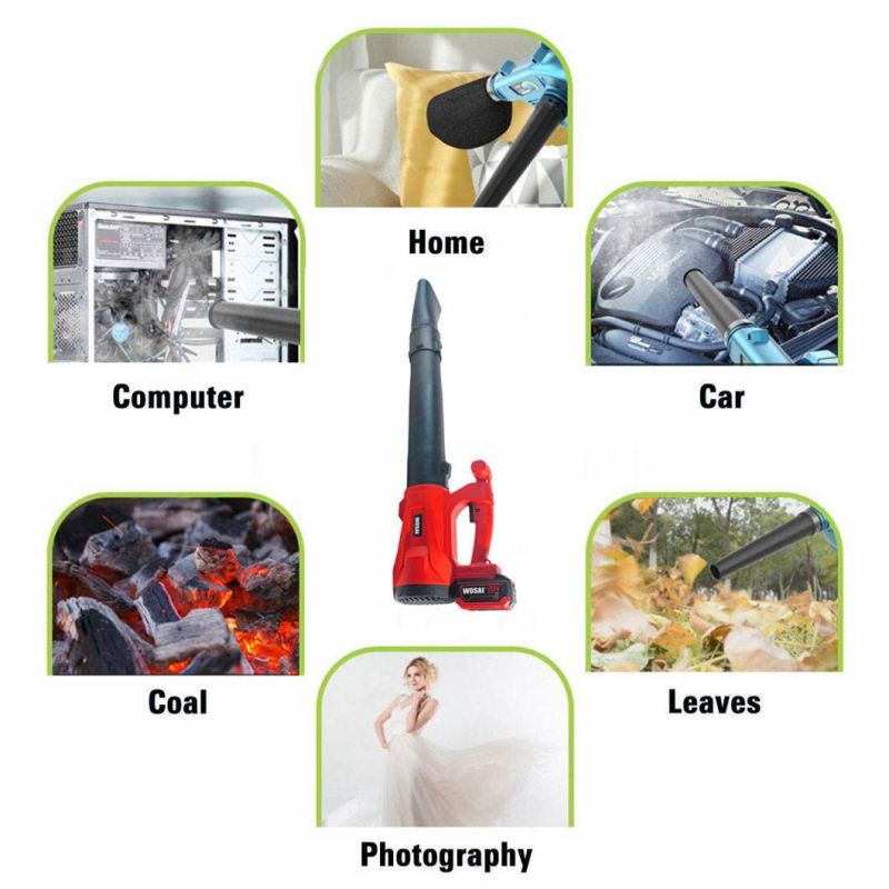 3000W Electric Leaf Aspirator Blower 9000-16000rpm Electric Leaf Blower 270km/H Leaf Blower