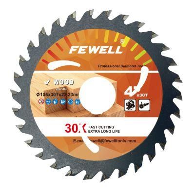 4inch 105*30t*22.23mm Tct Circular Saw Blade for Cutting Wood
