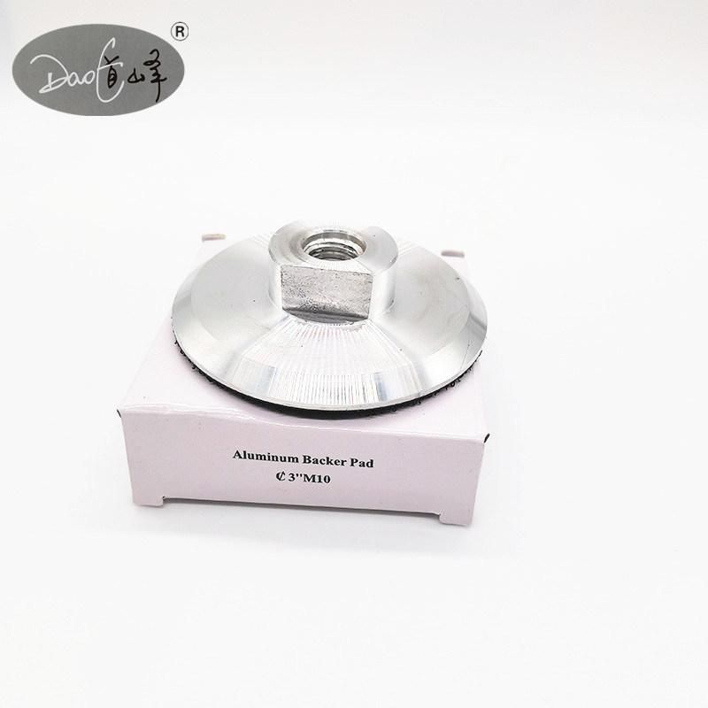 Daofeng 3inch 80mm Polishing Backing Pad Heavy-Duty Aluminium Backer