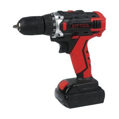 Efftool 2021 Factory Price Top Quality Lh-1836 20V Power Tools Rechargeable High Quality Cordless Drill