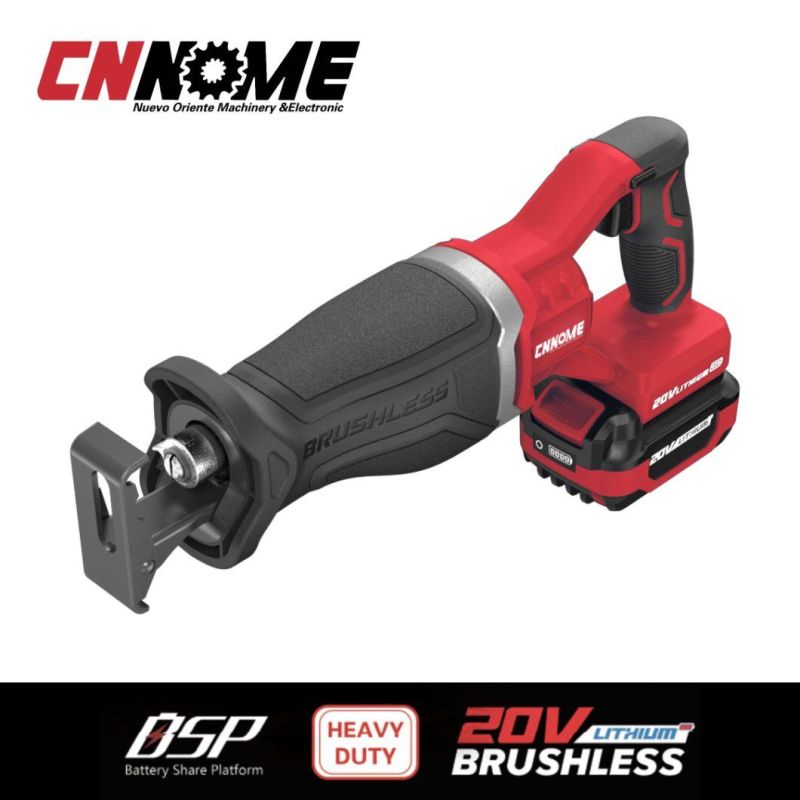 Heavy Duty Cordless 20V Brushless Reciprocating Saw Power Tools