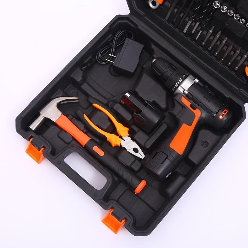 Multi- Function Cordless Drill Set with Drilling Machine Li-ion Battery