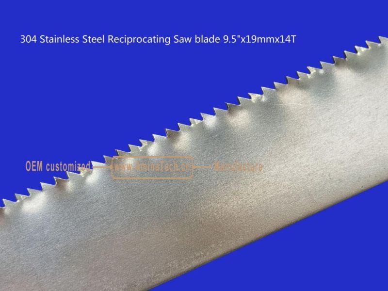 Reciprocating,304 Stainless Steel Reciprocating Saw blade 9.5"x19mmx14T,Power Tools