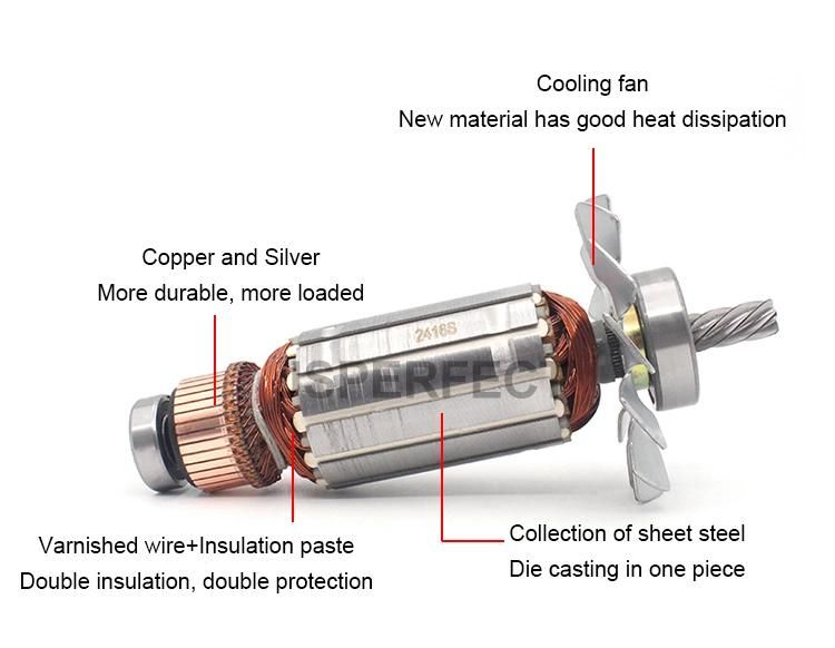 2416s Ideal Heavy Duty Cutting Machine Armature