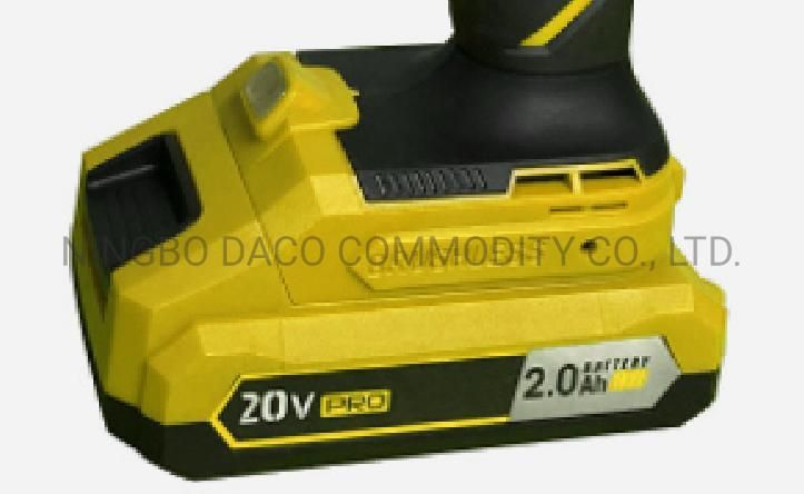 High-Quality 16V 2000mAh Lithium Battery Brushless Drill Electric Tool Power Tool