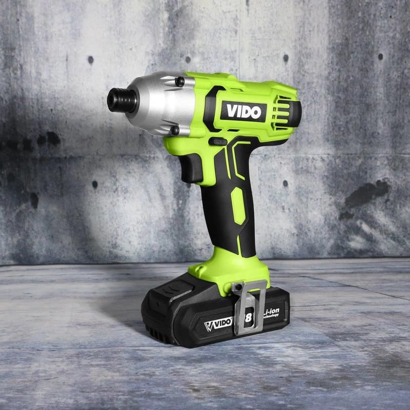 Vido Portable 1/4" Light Weight 18V Cordless Impact Driver
