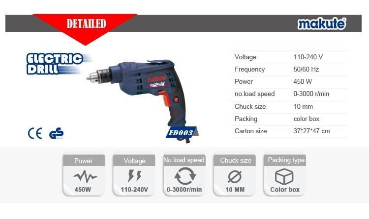 Industrial Mini Electric Power Hand Tools Impact Drill with High Performance