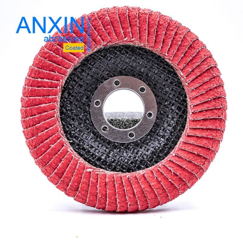 115*22mm Ceramic Curved Edge Flap Disc