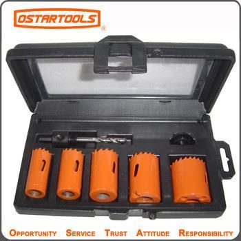 38mm HSS Hole Saw Cutter Drill Core Bits Kit Set Carbide Tipped HSS Bi-Metal