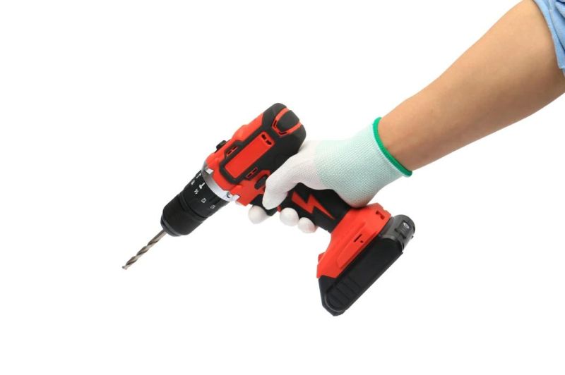 China Factory High Quality Construction Tools 20V Lithium Battery Cordless Drill Electric Tool Power Tool