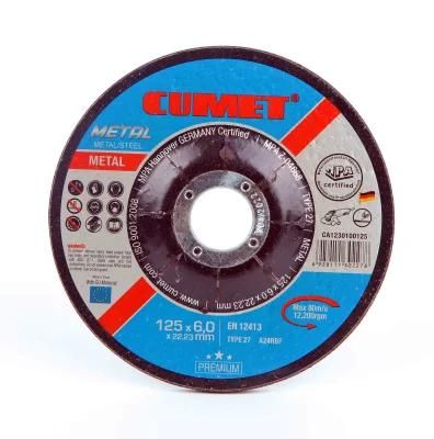 Cheap Price T41A-125X1.0X22.2mm Unfolded Cumet Zhejiang Jinhua Abrasive Wheel