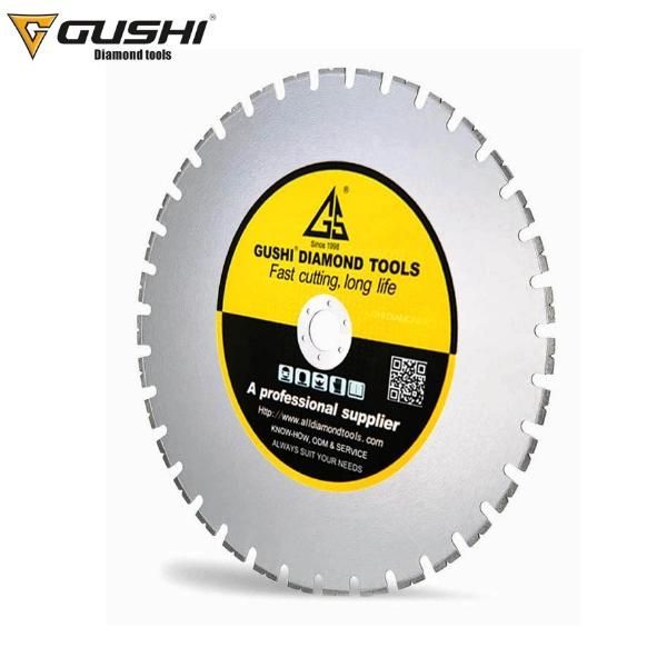 Segmented Saw Blade for Wet Cutting Cured Concrete