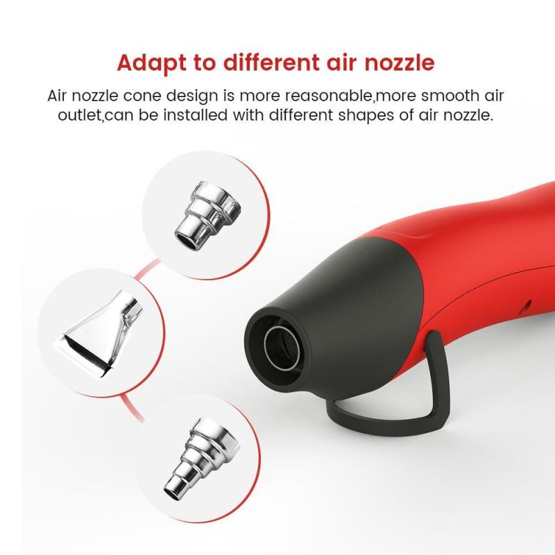Dual-Temperature 300W Mini Heat Gun with High and Low Settings