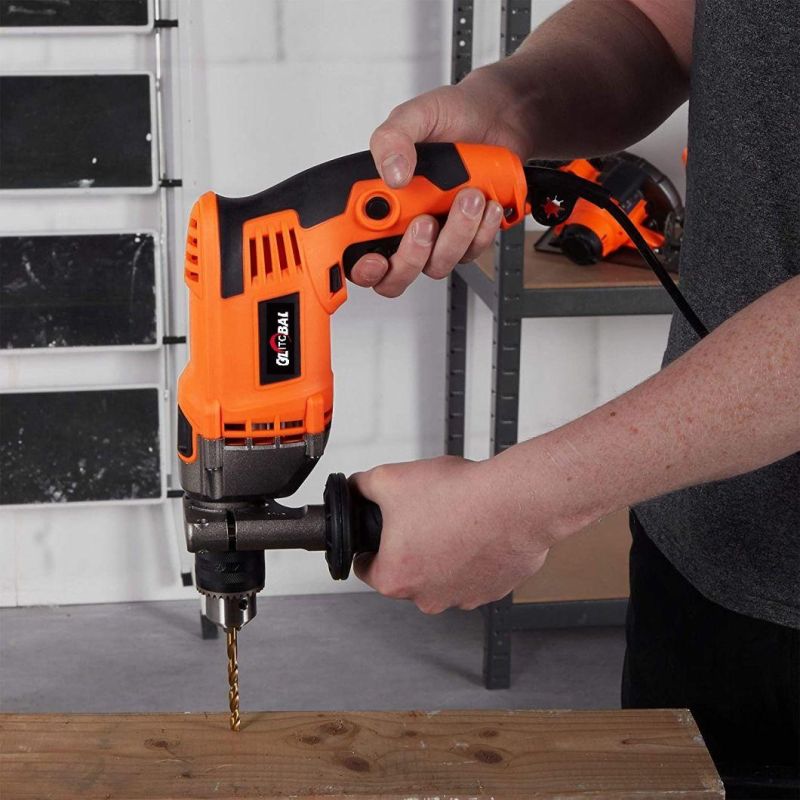 850W Impact Hammer Drill for Stone Masonry Brick Metal & Wood