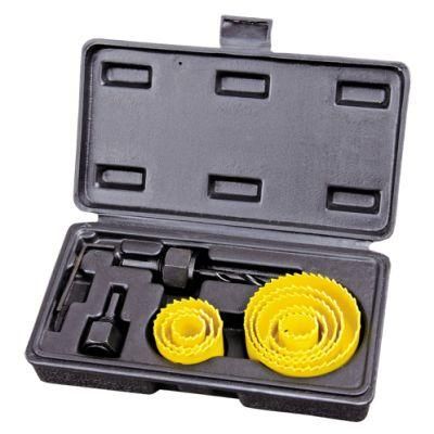 Power Tools Accessories Kit 11PCS Carbon Steel Hole Saw Set