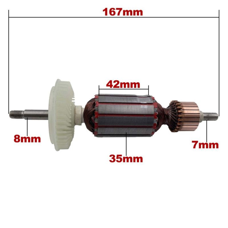 AC220V-240V Rotor Anchor Armature Motor Replacement for Bosch Angle Grinder