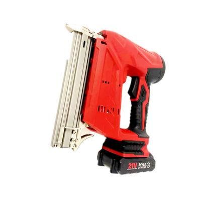 Wosai 20V Lithium Wall Concrete Roofing Electric Wood Cordless Strong F30 Automatic Battery Nail Gun