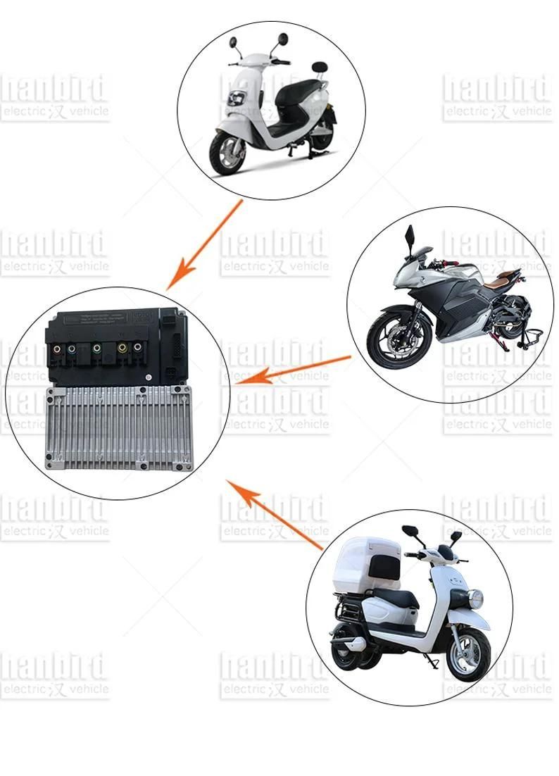 Votol 72V100A 4kw Controller Programmable for Electric Motorcycle Brushless DC Driver