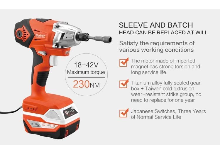 18-42V Hot Sale Li-ion Useful Long Time Use Lithium Cordless Screwdriver