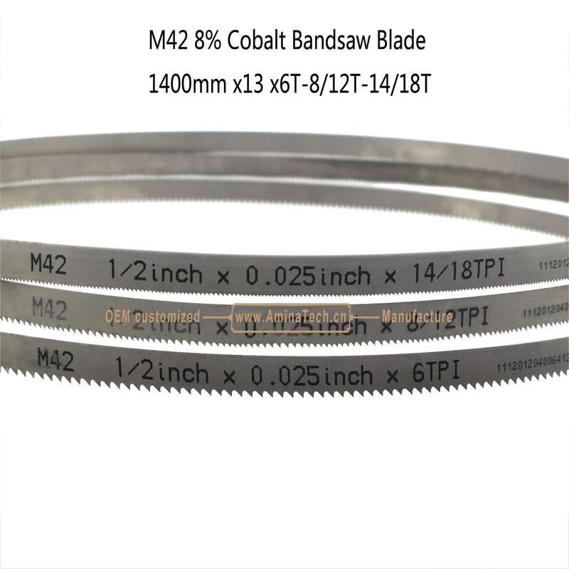 M42 8% Cobalt Band Saw Blade 1400mm X13 X14T