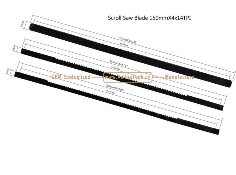 Scroll Saw Blade 150mmx4x14TPI,Power Tools