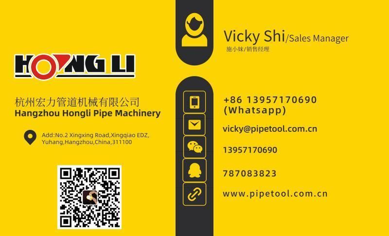 Hongli Competitive Price Pipe Threading and Cutting Machine Pipe Threading and Fabrication Work 1/2" -4" (SQ100A)