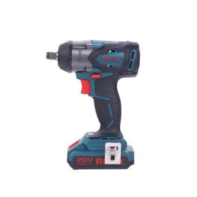 Ronix 8907 Industrial 20V 350 N. M Power Impact Wrench Heavy Duty Cordless High Torque Electric Wrench