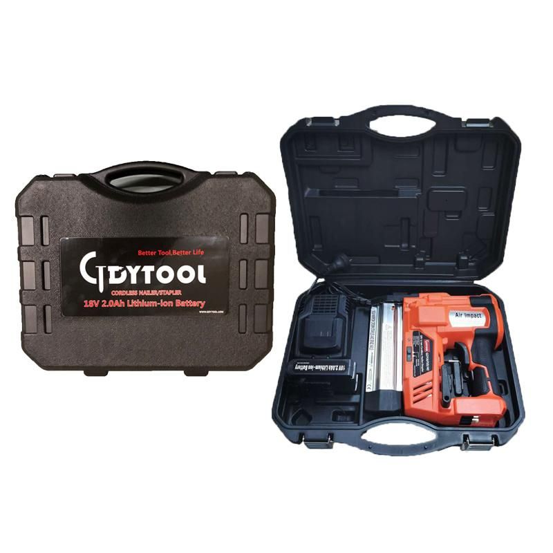 Popular High Quality Powerful 18V Battery Cordless Air Nailer and Stapler Gdy-Af5040m