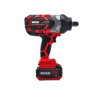 20V Wosai 3/4 Impact Drill Cordless 24V Electric Impact Wrench Electric Wrench