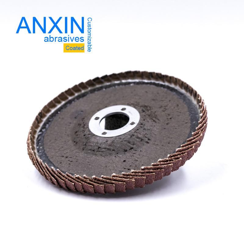 Curved Edge R Angle Polishing Grindng Flap Disc.