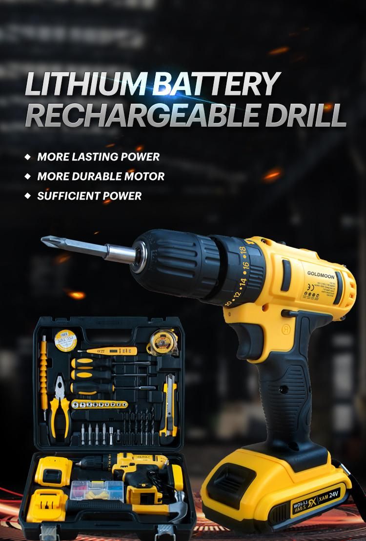 Goldmoon 3 Functions Soft Rubber Grip Brushless Motor Power Tools