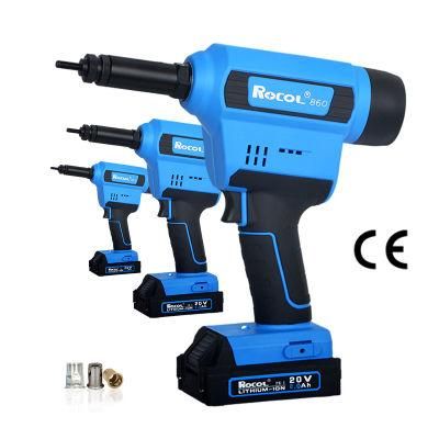 Quick Charge in 1 Hour Brushless Motor Cordless Rivet Tool