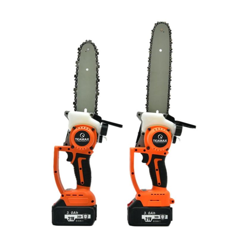 21V Best Selling Cordless Lithium Battery Electric Chain Saw for Cutting Wood TM-Lt21V403A/B