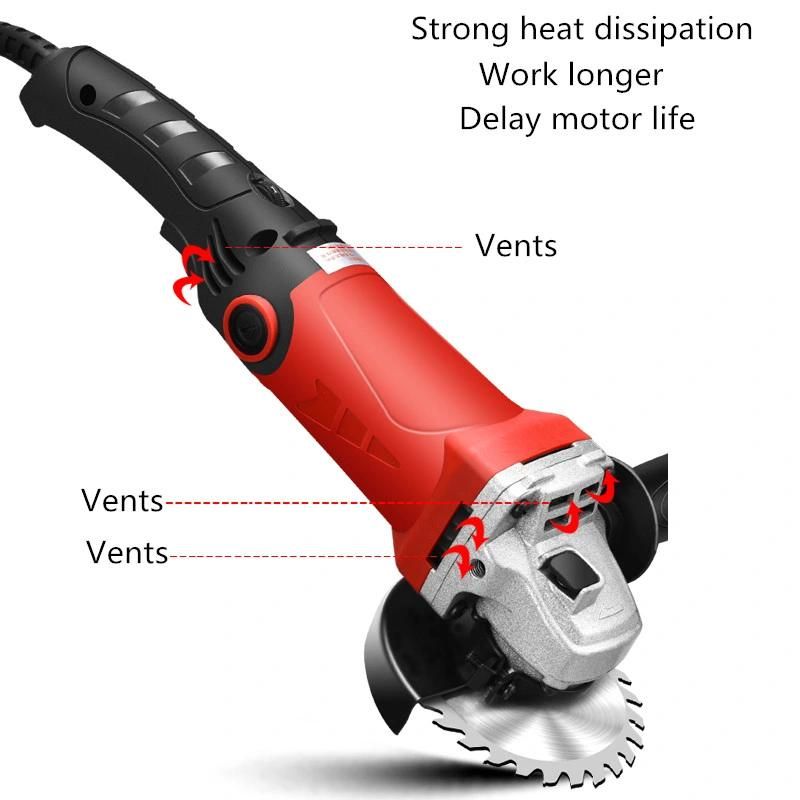 Long Handle Adjustable Speed High Quality Angle Grinder