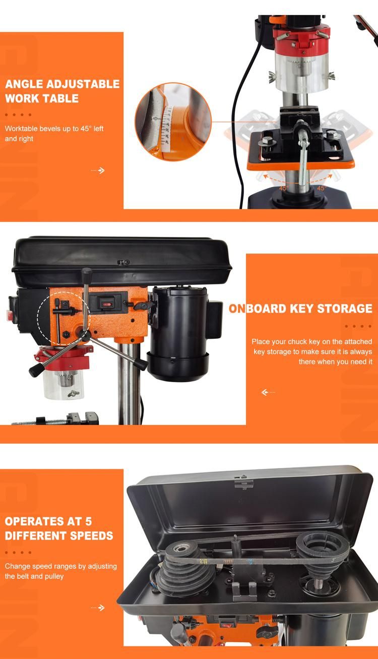 Professional 230V 250W Bench Drill Press 13mm for Hobby