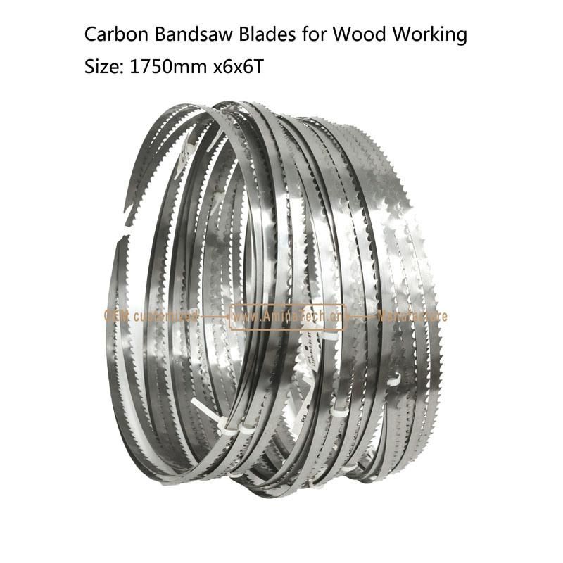 Carbon Band Saw Blades for Wood Working Size: 1750mm X6X6T