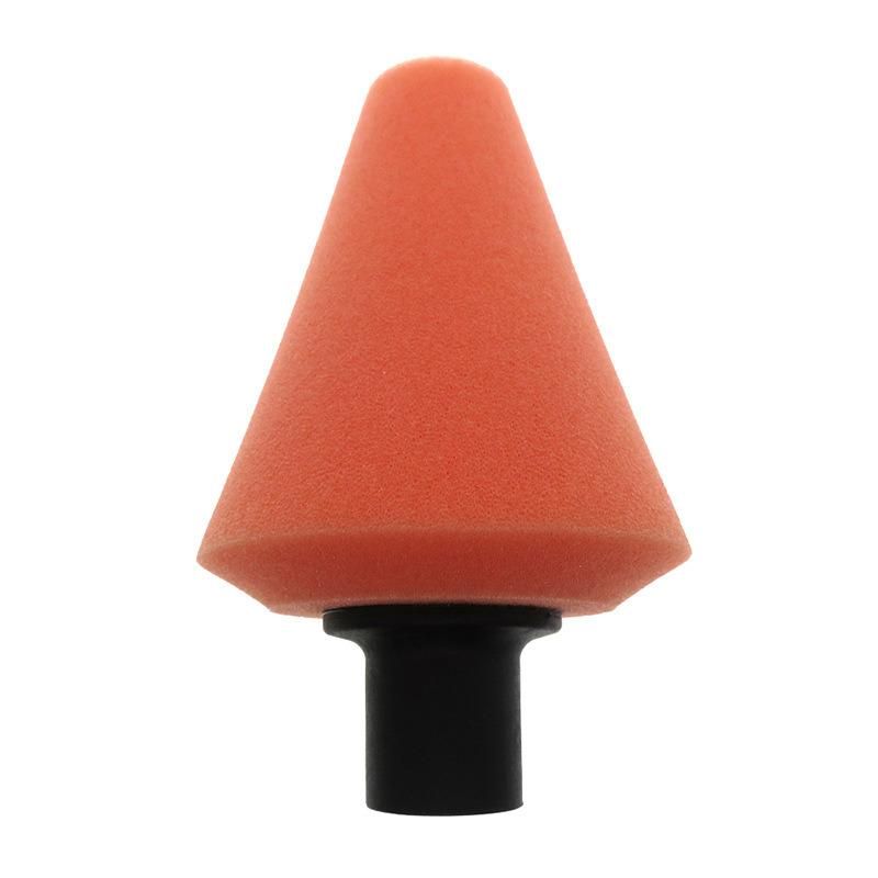 Cross-Border Supply 70mm Orange Chamfered Cone Car Polishing Sponge Car Wheel Cleaning Car Wash Sponge Brush