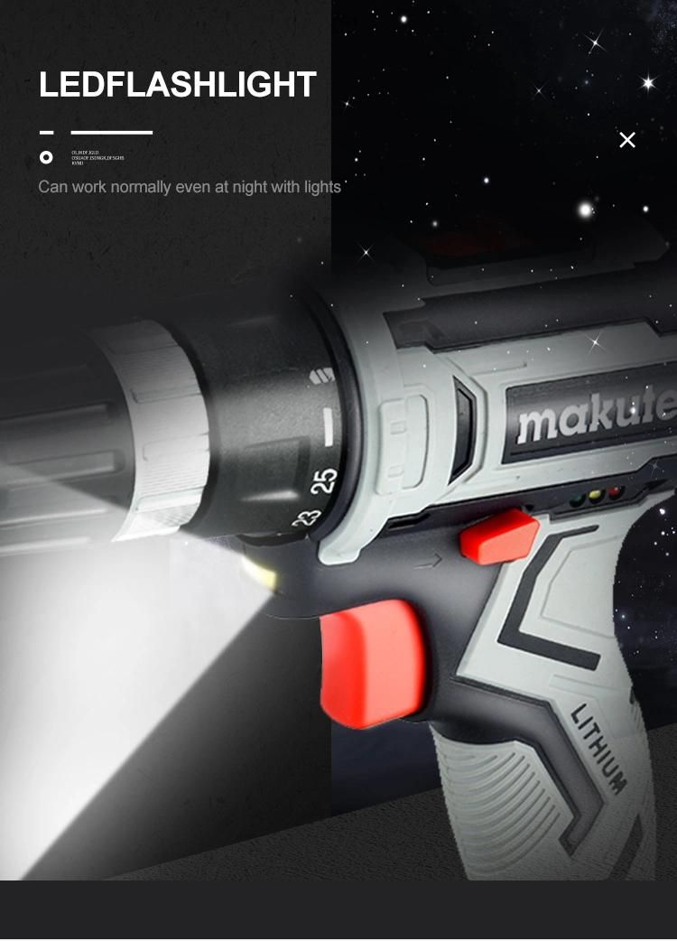 Makute Cordless Drill 12V Li-ion Battery Mini Household Tools