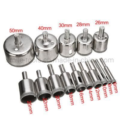 Diamond Hole Saw Drill Bit 1 Inch to 4 Inches for Ceramic