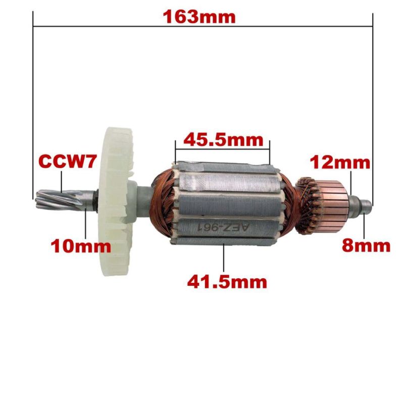 AC220V-240V Armature Rotor Anchor Replacement for Maktec 185 Circular Saw